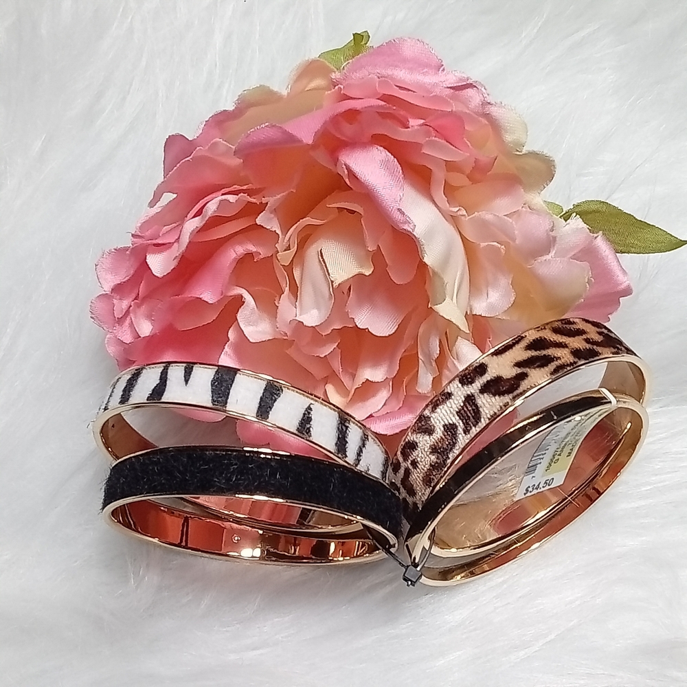🤎New INC Animal Print Bracelets 🤎